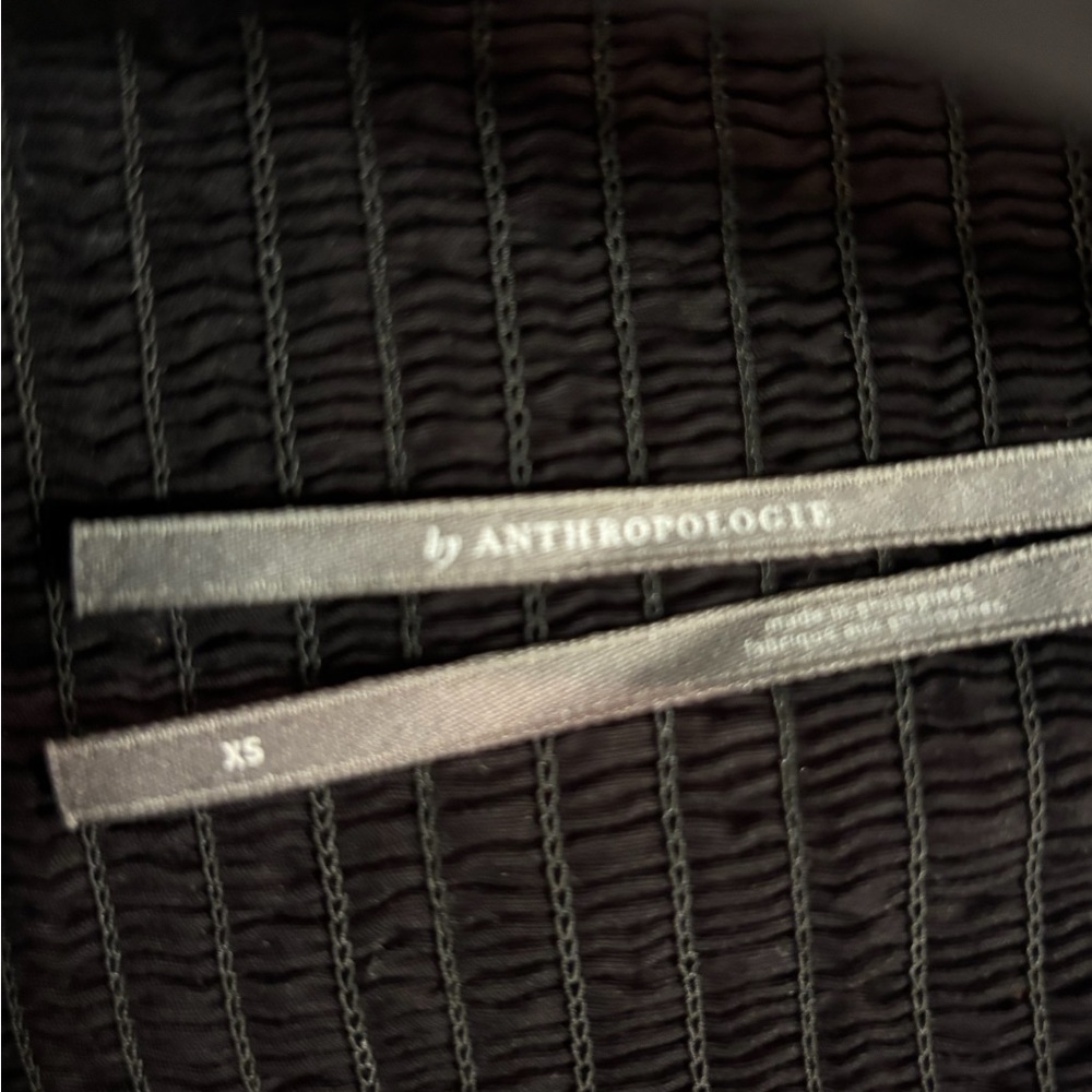 Anthropologie Black Tiered Maxi‎ Dress - Picture 7 of 8